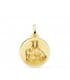 Medalla Oro 18K Virgen del Carmen Bisel 20mm - medallas religiosas - colgante con grabado