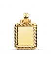 Medaglia da incidere oro 18 Kt 24 mm