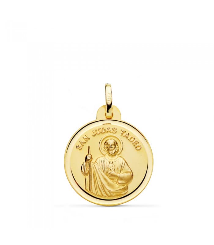 medalla de oro san judas tadeo