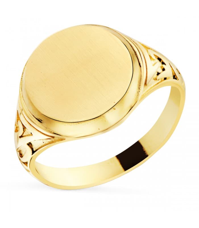 Alda Joyeros, joyería online | Sello Hombre Ethan Oro Amarillo 18K | anillos personalizados