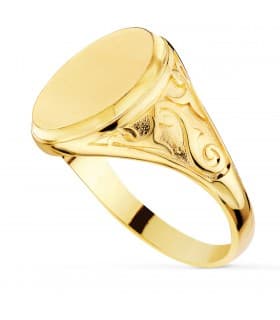 Alda Joyeros, joyería online | Sello Hombre Adam Oro Amarillo 18K | anillos personalizados