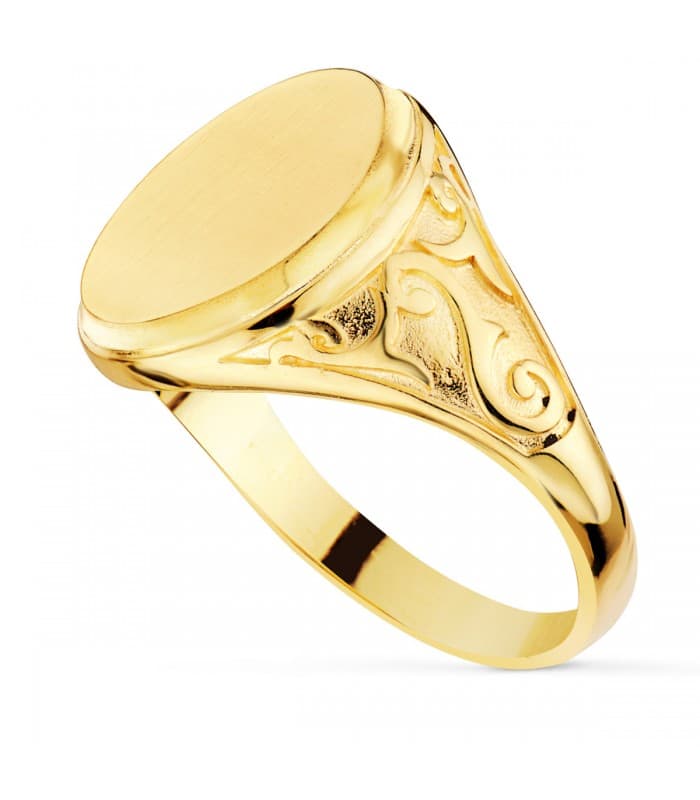 Alda Joyeros, joyería online | Sello Hombre Adam Oro Amarillo 18K | anillos personalizados