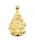 Medalla Oro 18K Virgen del Carmen Silueta 24 mm - medallas religiosas - colgante con grabado