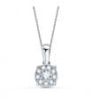 Diamant Kette 750 Weißgold P30175-3OB