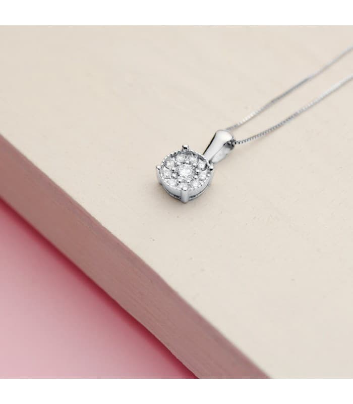 Collier Meena Diamants 0.180 Ct. OB 18K