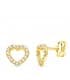 Pendientes Corazón San Valentín Oro 18K | pendientes de oreja modernos, comprar online pendientes de oro