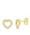 Ohrringe 750 Gold 21223 Herz