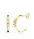 Pendientes Aros Abiertos Oro Amarillo 18K | comprar pendientes de mujer
