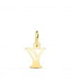 Pendentif initiale en or 18 carats Y