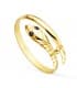 Bague or jaune Serpent 18K Saphir