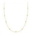 Catenina con palline diamantata oro 18K 45cm