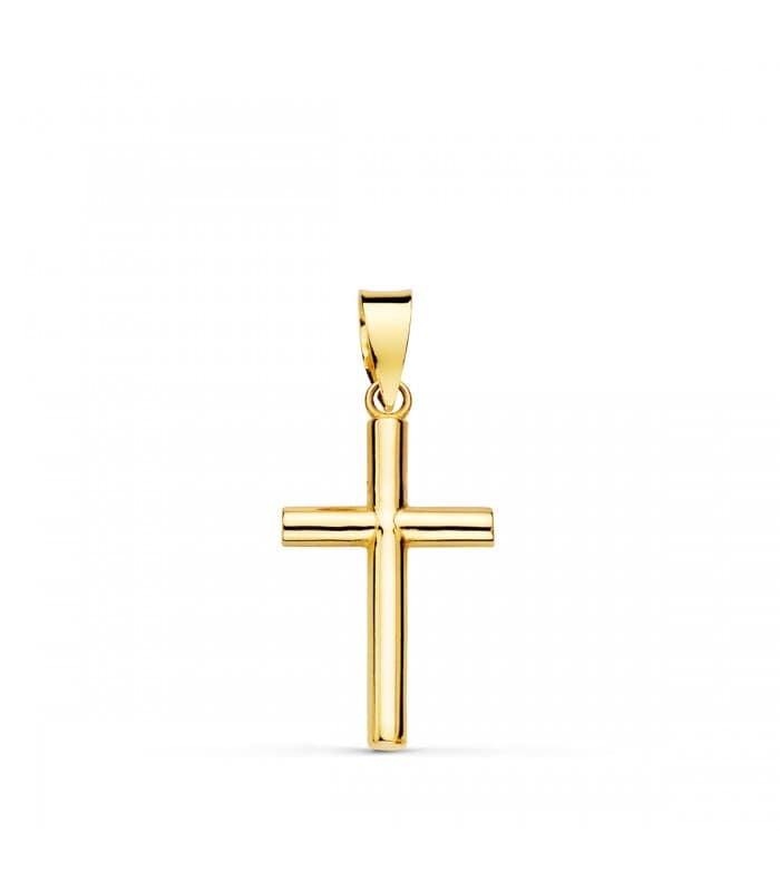 Kleiner Kreuz-Anhänger 18 K, 16 mm | Kreuze für Taufe und Kommunion