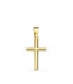 Croix lisse 18 K 16 mm