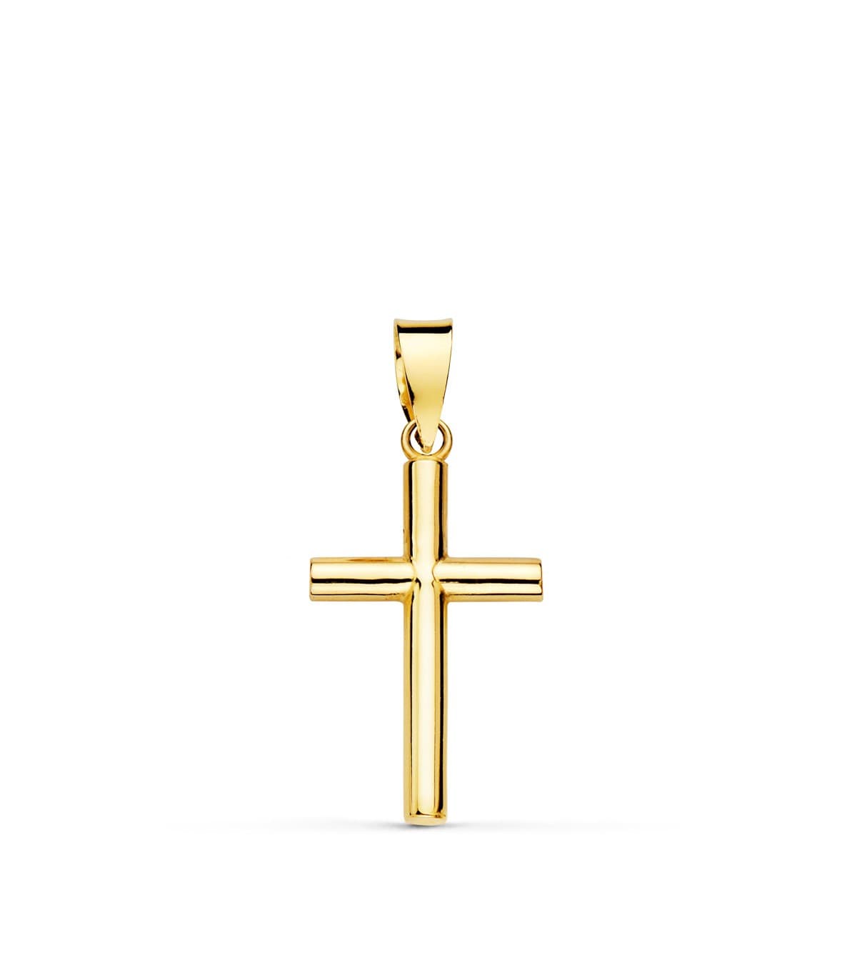 Kleiner Kreuz-Anhänger 18 K, 16 mm | Kreuze für Taufe und Kommunion