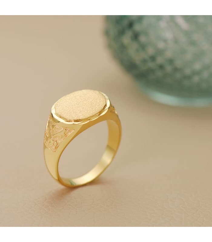 Sello hombre Magnus Amarillo Oro 18K macizo