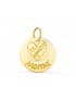 Anhänger aus 18 Karat Gold mit der Aufschrift „Mama“ – Geschenk Muttertag – Damenschmuck