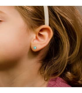 Pendientes oro amarillo Emma 5 mm 18 Ktes