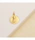 Medaglia San Leopoldo Oro 18kt 18mm con bordo lucido.