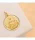 Medalla Virgen Divina Pastora Oro Amarillo 18K 18mm 750ml |medallas religiosas personalizadas |comprar joyas online