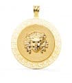 Medalla Medusa Oro Amarillo 18K 33 mm Greca