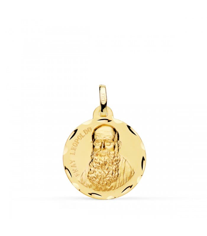 Medalla Fray Leopoldo Oro 18K 18mm