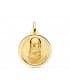 Medalla Fray Leopoldo Oro 18K Bisel 22mm