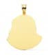 Colgante Rostro de Cristo Oro 18K 30mm - medallas religiosas - medalla de Jesús - Crucifijo