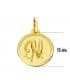 Pendentif Zodiaque Capricorne facetté 18 Carats 16mm