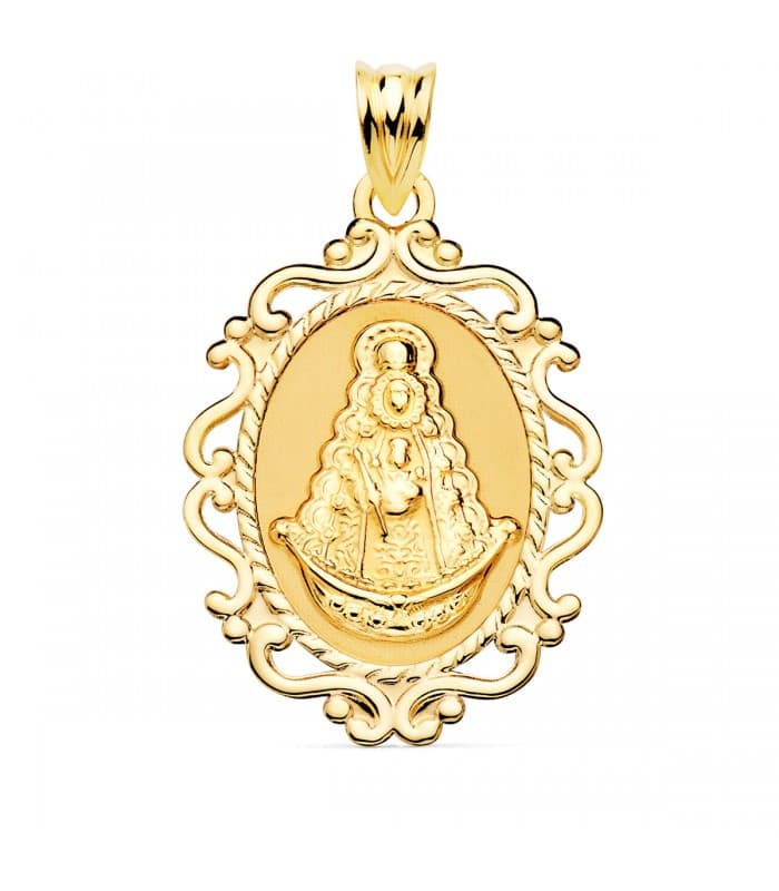 Médaille Vierge du Rocío 18K 31 mm