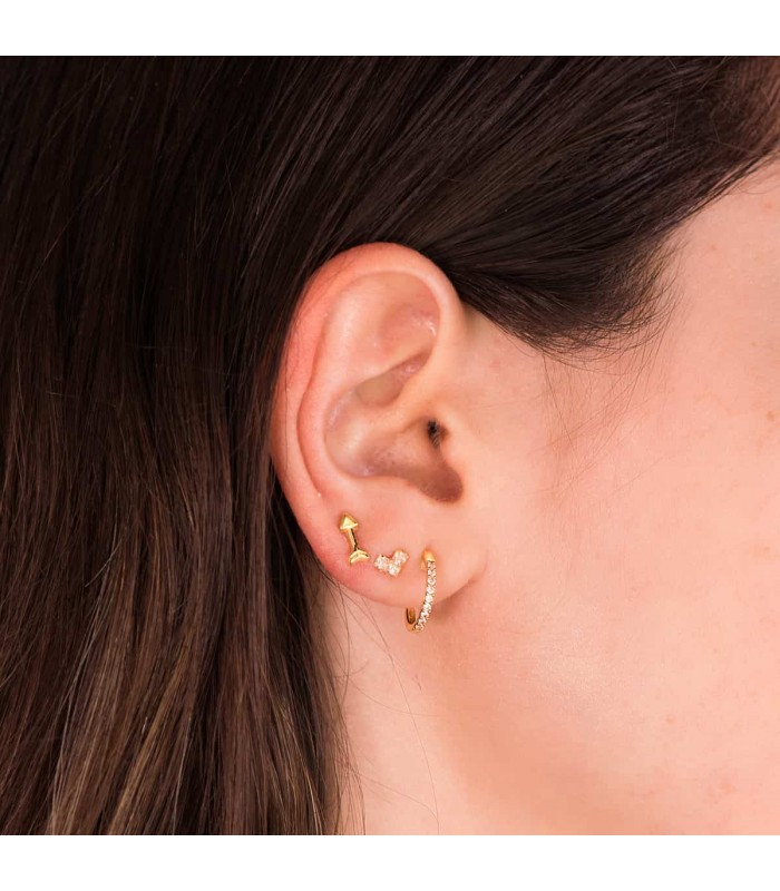 Piercing Coeur Or Jaune 18K