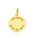 Medalla colgante horóscopo Escorpio Signo del zodiaco oro 18k