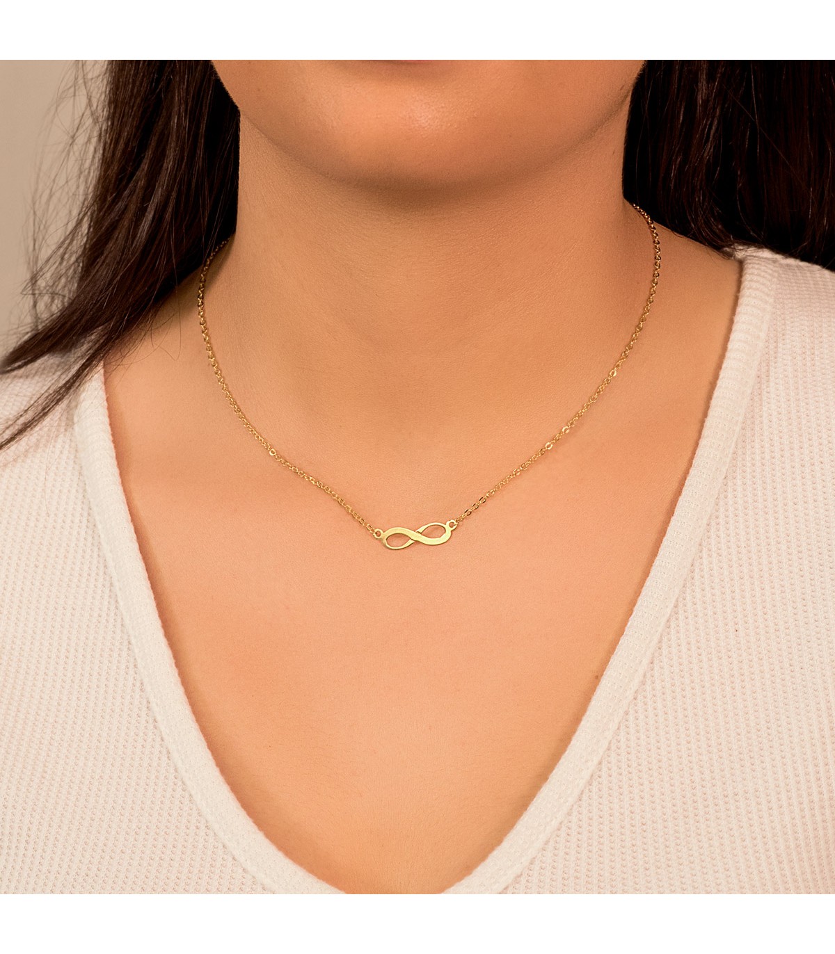Infinity Ketten mit Unendlichkeitszeichen online kaufen - Kette mit Anhänger in Gold für Damen