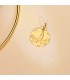 Medalla Virgen de Fátima Medalla religiosa Virgen oro amarillo 18 Kilates Joya personalizada Mujer Comunion niña grabado