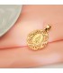 Medalla Virgen Milagrosa Cerco Oro 18K 46 mm colgante mujer