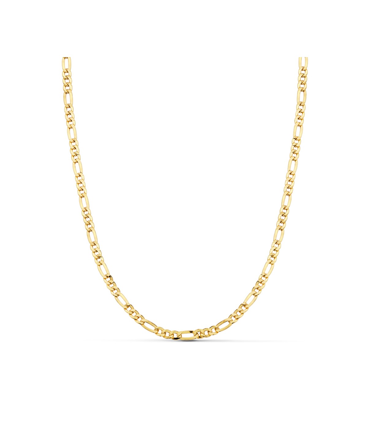 Cadena de oro para hombre figaro