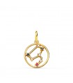 Anhänger gold sternzeichen Löwe 18K & Zirkoniasteinen