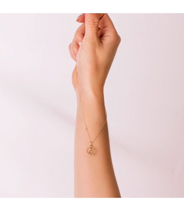 Pendentif Signe Astrologique Vierge Or 18K Constellation