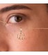 Pendentif Signe Astrologique Vierge Or 18K Constellation