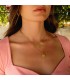 Chaînes en or femme 18 carats - Chaînette maille Singapour 1.8 mm 50 cm