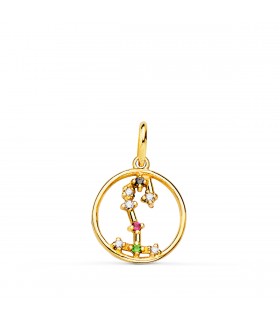Pendentif Signe Astrologique Scorpion Or 18K Constellation