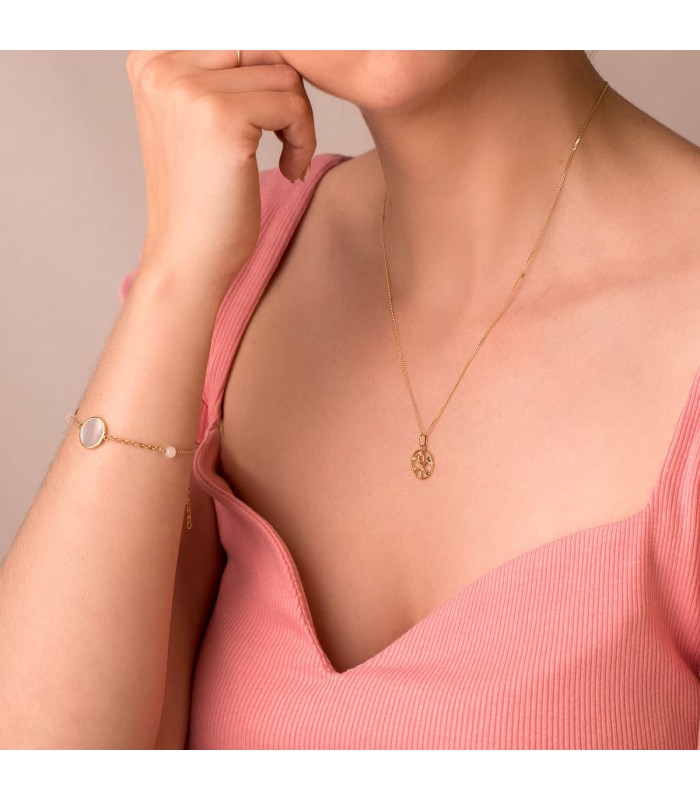 Pendentif Signe Astrologique Sagittaire Or 18K Constellation