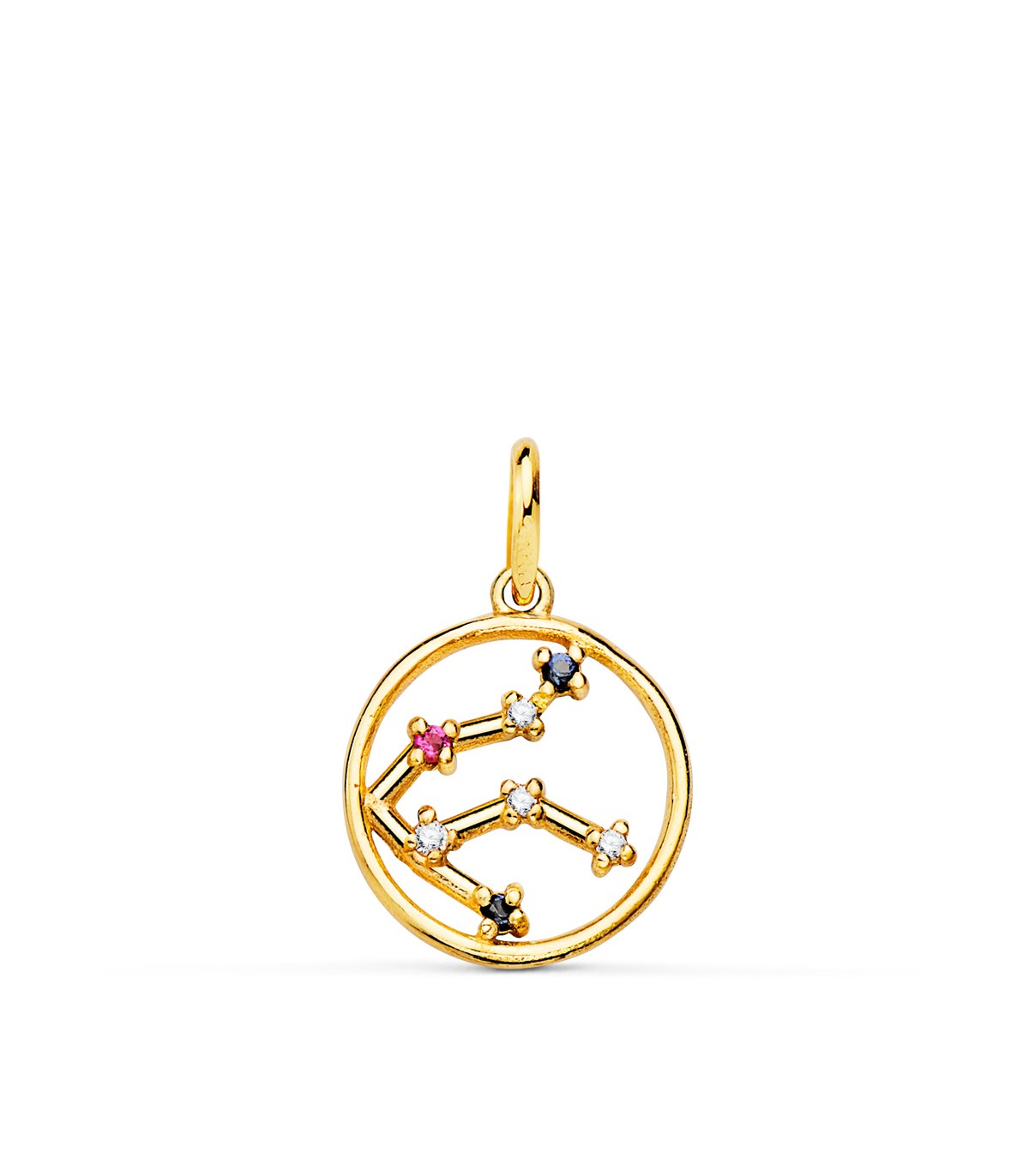 Pendentif Horoscope Verseau Or 18K Constellation