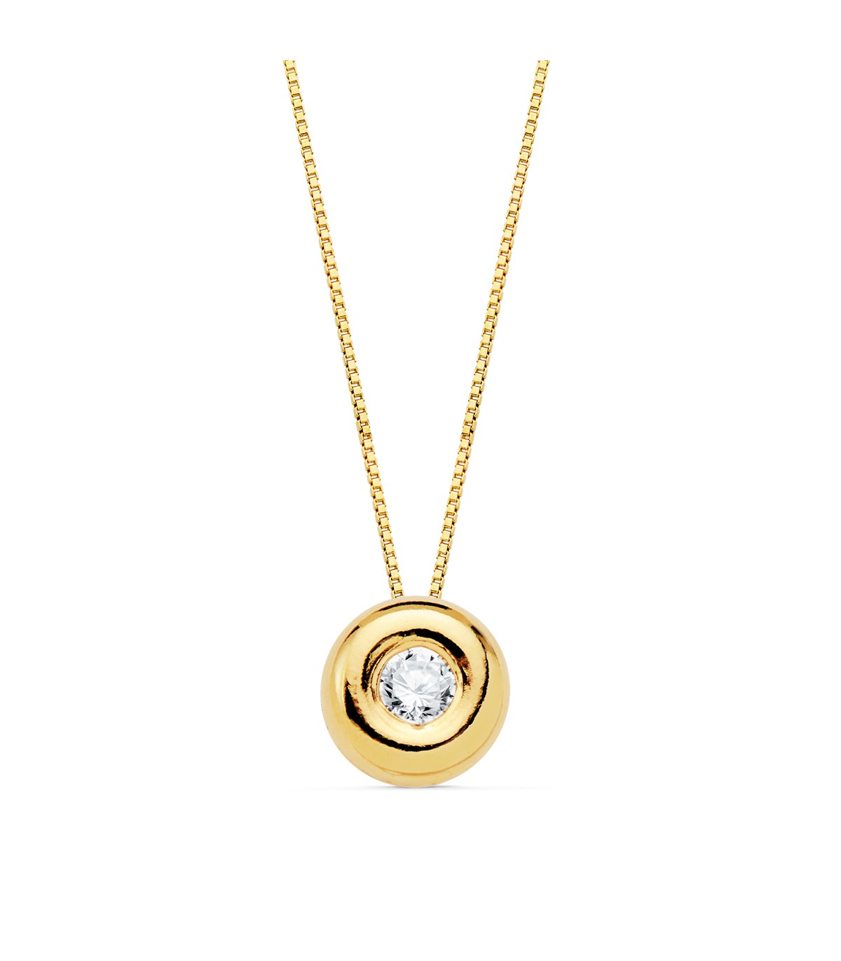 Gargantilla Delicia 0.100 Qtes. OA 18K - collar con diamantes para mujer