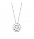 Gargantilla Delicia 0.100 Qtes. Oro Blanco 18K - collar con diamantes para mujer