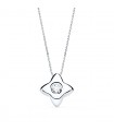 Diamant Kette 750 Weißgold P1906-OB220