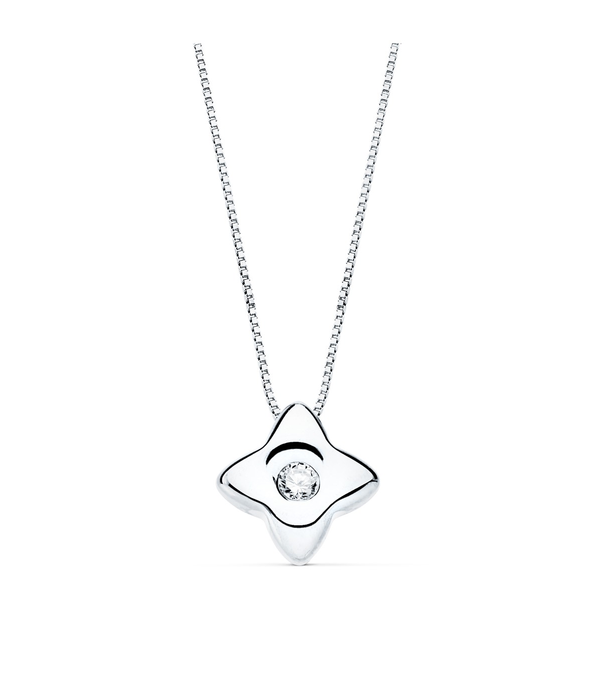 Collier Étoile Diamants 0.020 Carats OB 18K