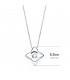 Gargantilla Estrella 0.020 Qtes. Oro Blanco 18K - collar con diamantes para mujer