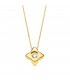 Gargantilla Estrella Diamantes 0.020 Qtes. Oro Amarillo 18K - collar con diamantes para mujer
