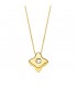 Gargantilla Estrella Diamantes 0.015 Qtes. OA 18K - collar con diamantes para mujer