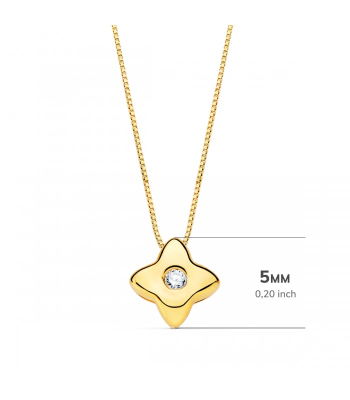 Gargantilla Estrella Diamantes 0.015 Qtes. OA 18K - collar con diamantes para mujer